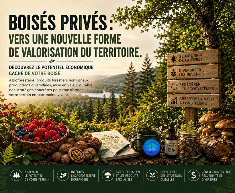 Boisés privés: vers une nouvelle forme de valorisation du territoire.